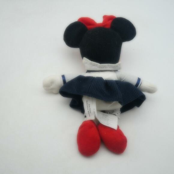 Lot of Vintage Minnie Mouse Disney Store Bean Bag Plush Claus Cheerleader Ruby - Picture 13 of 16